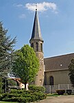 L'église catholique Saint-Jean-Baptiste de Farébersviller